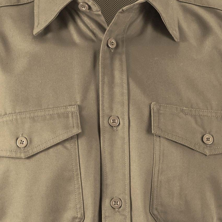 Trička, svetry & košile: Pracovní košile e.s.classic, krátký rukáv + khaki 2