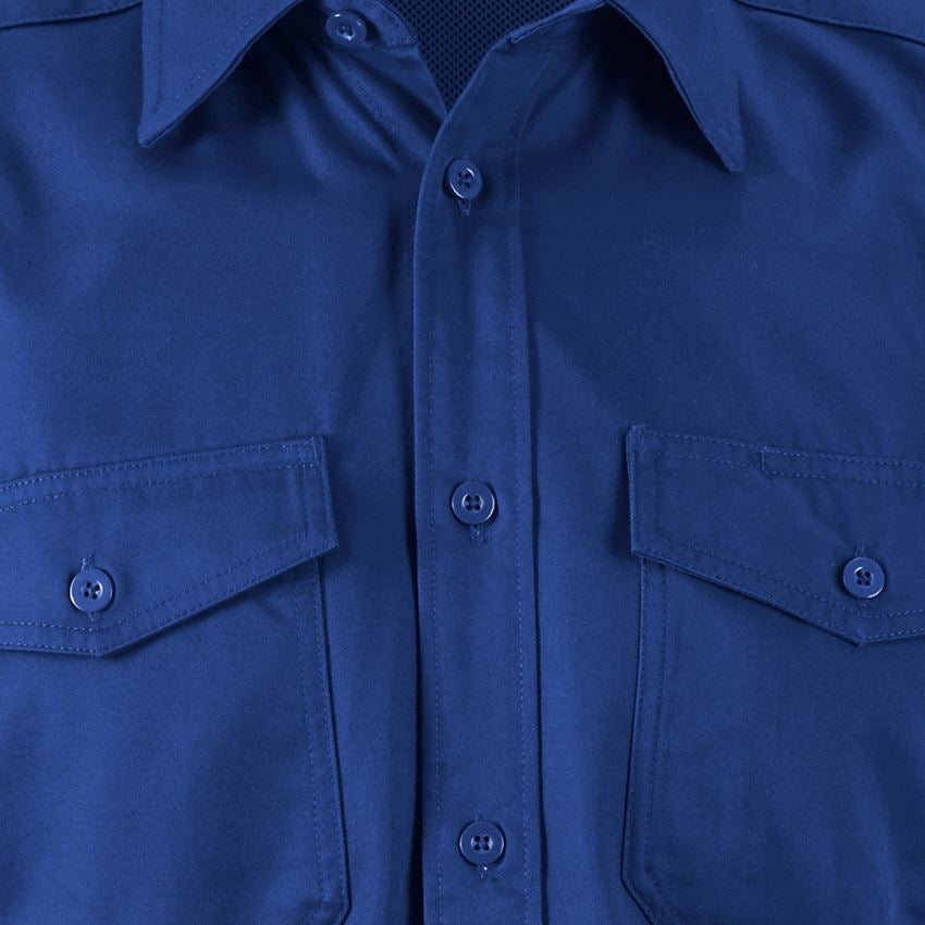 Trička, svetry & košile: Pracovní košile e.s.classic, krátký rukáv + modrá chrpa 2