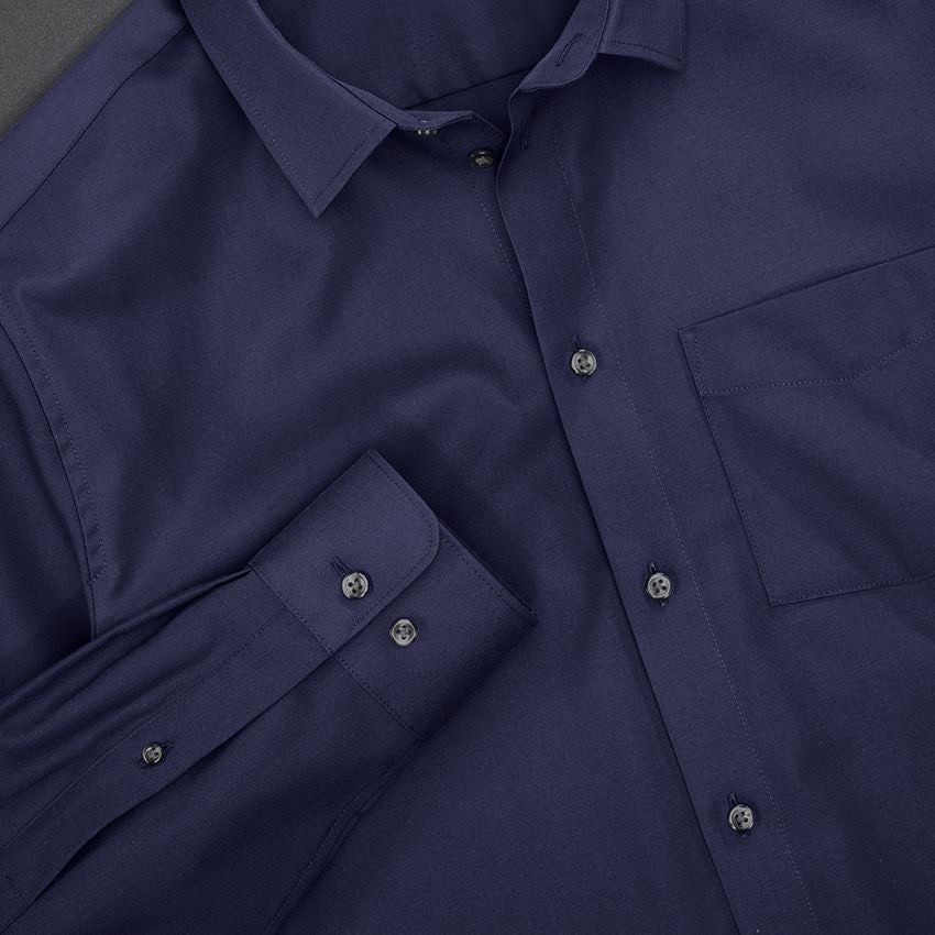 Trička, svetry & košile: e.s. Business košile cotton stretch, comfort fit + tmavomodrá 3