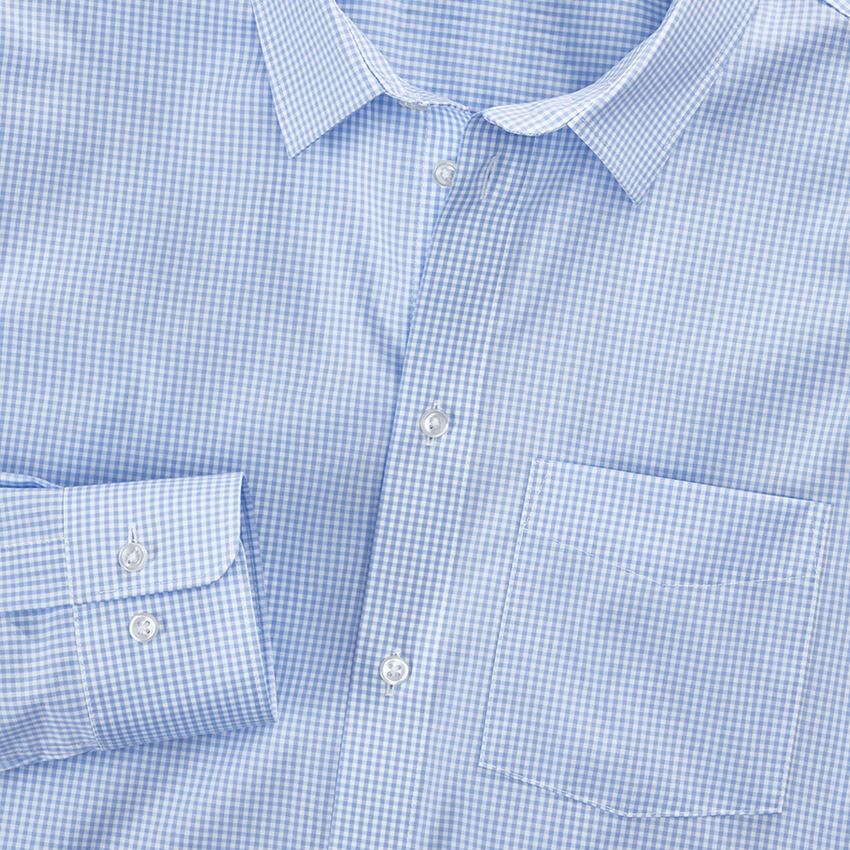 Témata: e.s. Business košile cotton stretch, comfort fit + mrazivě modrá károvaná 3