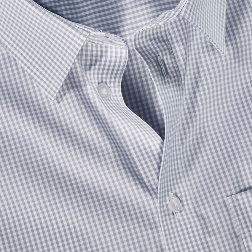 Trička, svetry & košile: e.s. Business košile cotton stretch, comfort fit + mlhavě šedá károvaná 3