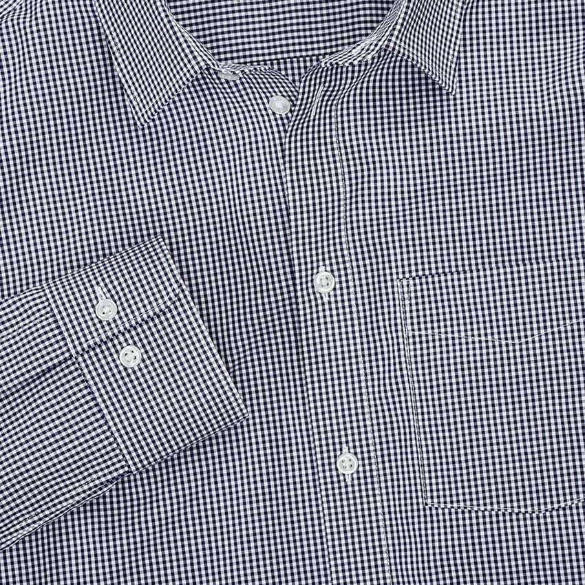 Trička, svetry & košile: e.s. Business košile cotton stretch, comfort fit + tmavomodrá károvaná 3