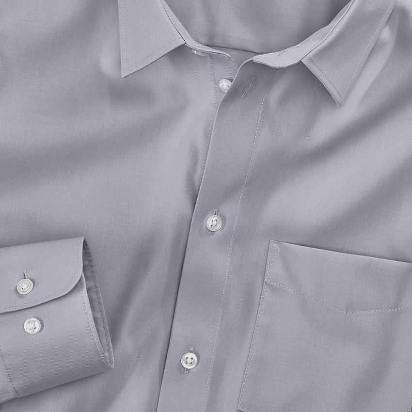 Trička, svetry & košile: e.s. Business košile cotton stretch, regular fit + mlhavě šedá 3