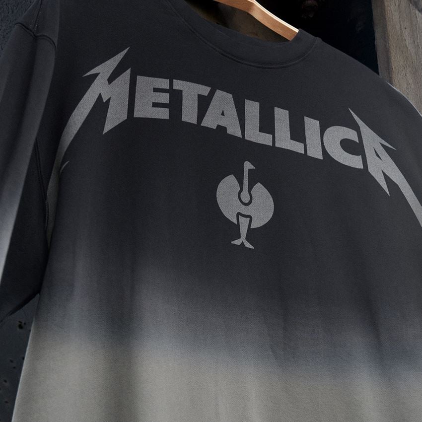 Oděvy: Metallica cotton sweatshirt + černá/granitová 2