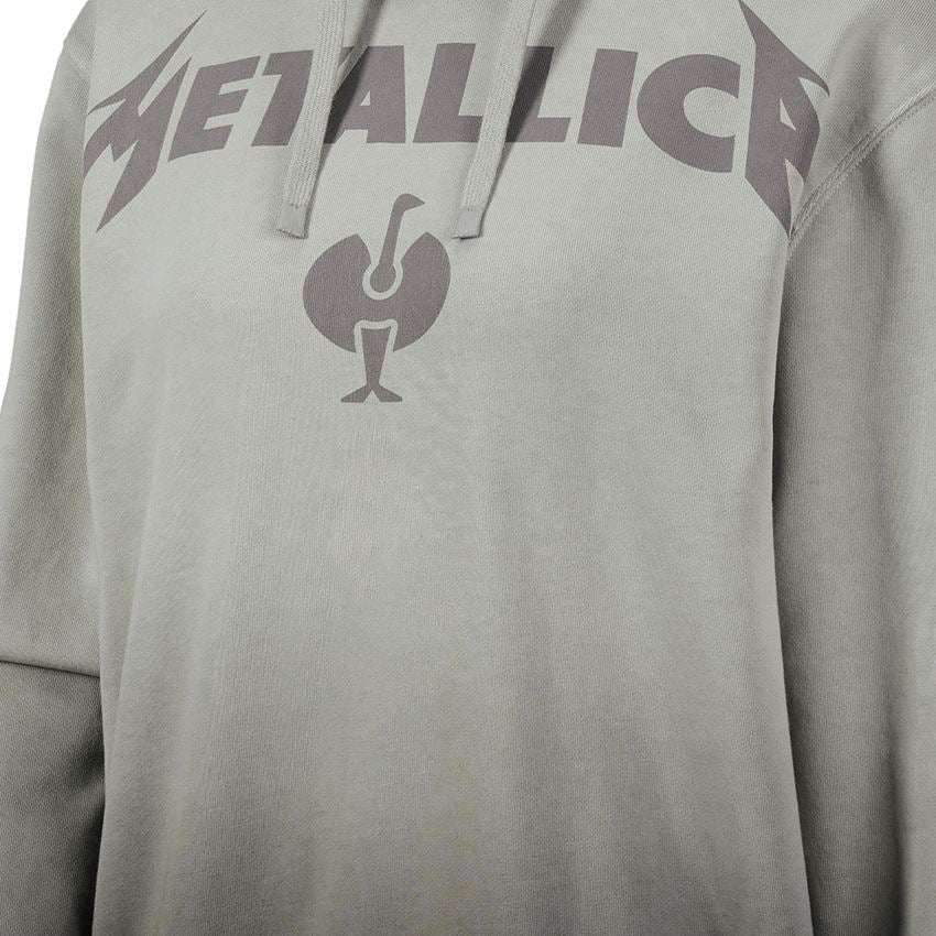 Spolupráce: Metallica cotton hoodie, ladies + magnetická šedá/granitová 2