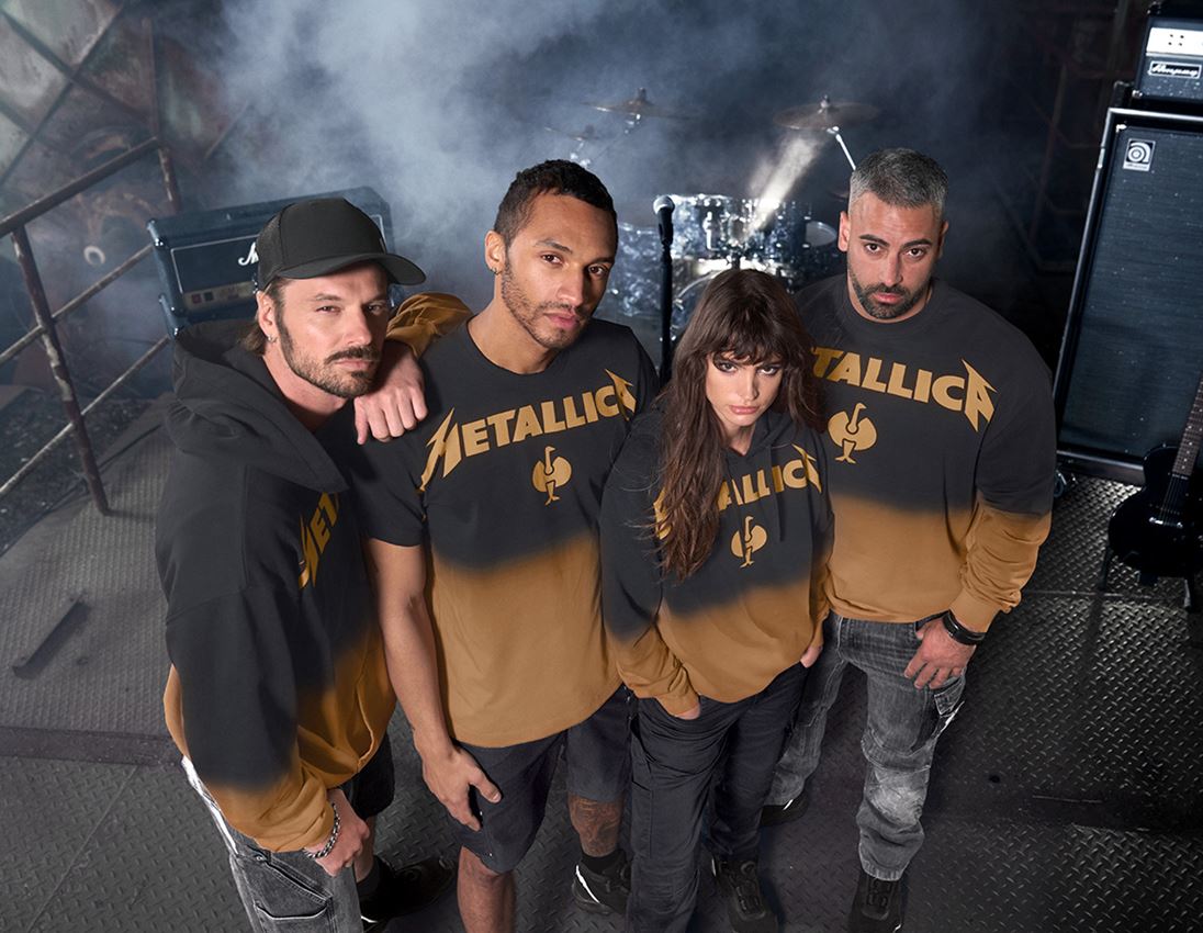 Oděvy: Metallica cotton hoodie, ladies + černá/rez 2