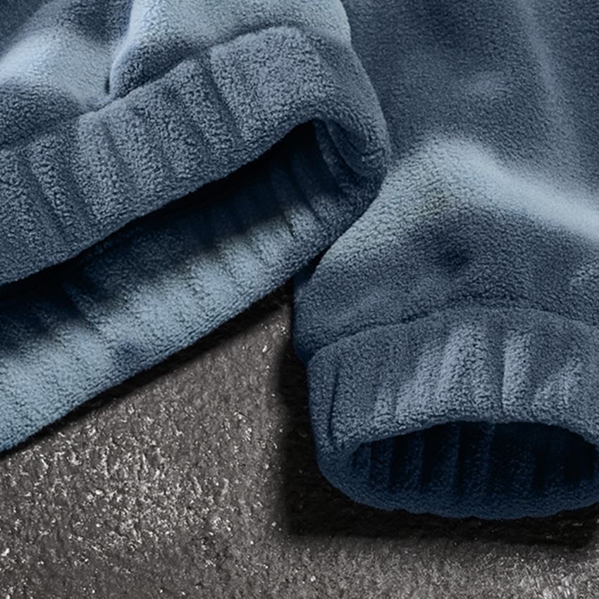 Trička | Svetry | Košile: Fleecová mikina s kapuci tie-dye e.s.motion ten,da + břidlicová modrá/kouřově modrá 2
