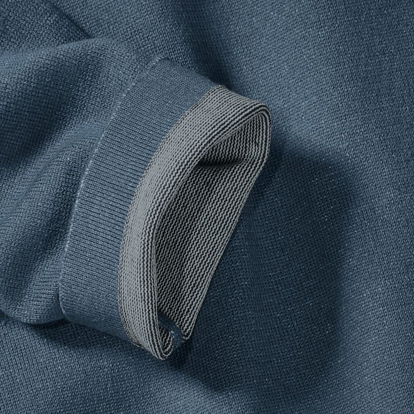 Trička, svetry & košile: Pletený svetr e.s.iconic + oxidově modrá 2