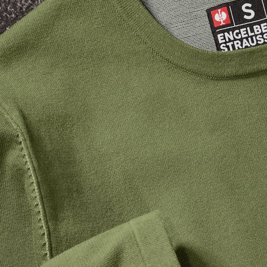 Trička, svetry & košile: Pletený svetr e.s.iconic + horská zelená 2