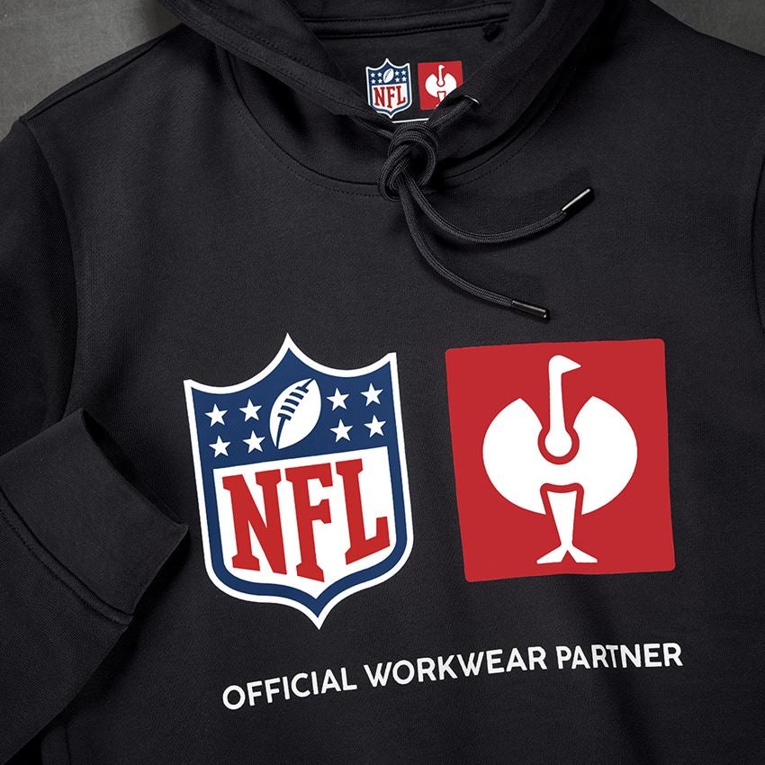 Spolupráce: NFL Hoodie cotton, ladies + černá 2