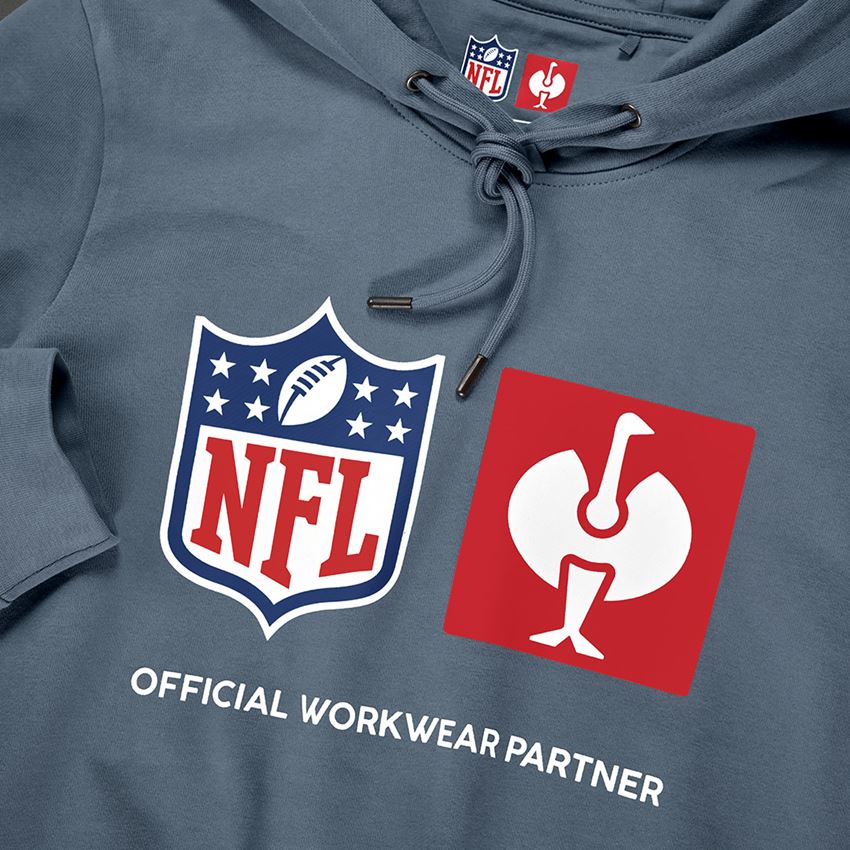 Oděvy: NFL Hoodie cotton, ladies + oxidově modrá 2