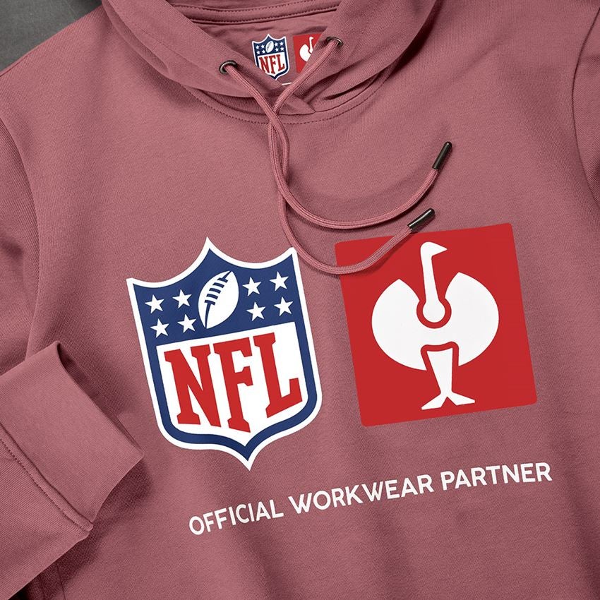 Oděvy: NFL Hoodie cotton, ladies + oxidově červená 2