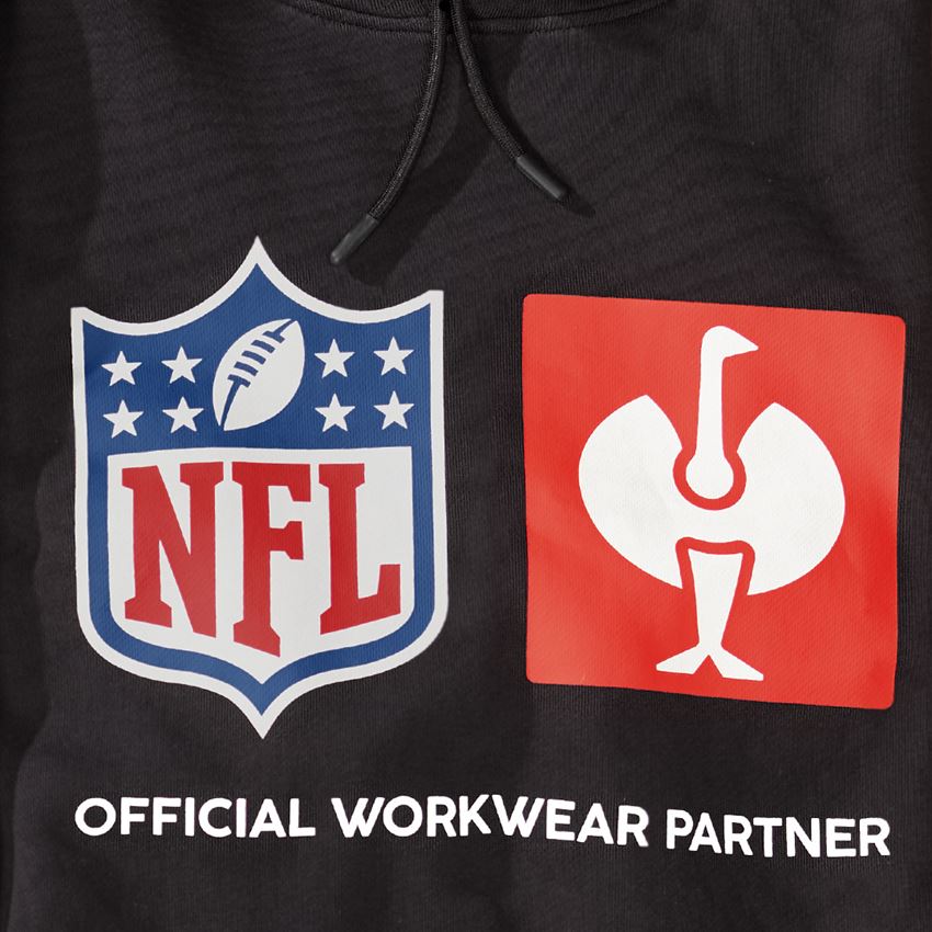 Trička, svetry & košile: NFL Hoodie cotton + černá 2