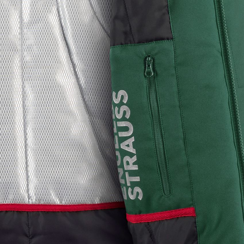 Truhlář / Stolař: Softshellová bunda e.s.motion + zelená/černá 2