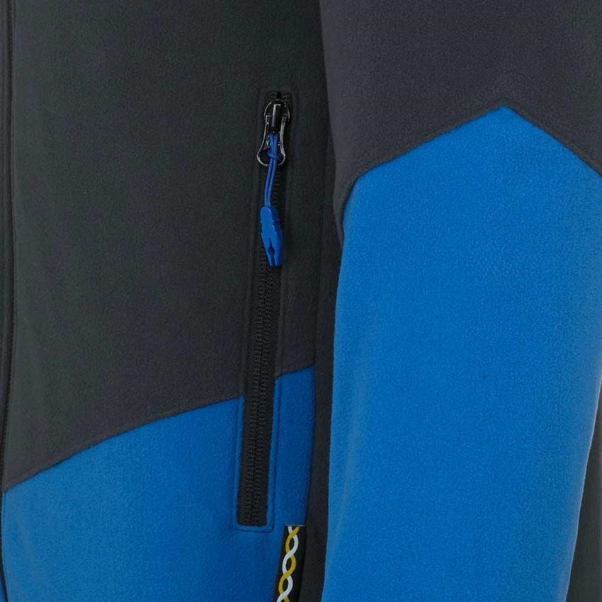 Instalatéři: Fleecová bunda e.s.motion 2020 + grafit/enciánově modrá 2