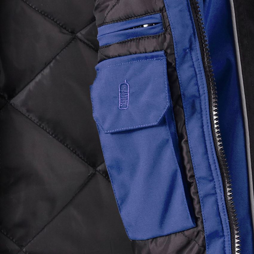 Pracovní bundy: Pilotní bunda e.s.image + modrá chrpa/černá 2