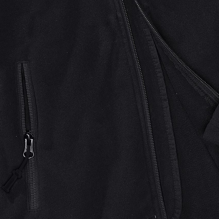 Pracovní bundy: Fleecová bunda s kapucí e.s.motion 2020, dámská + černá 2