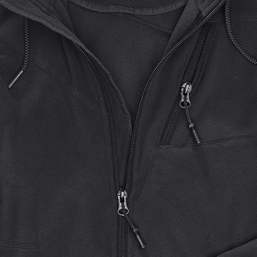 Pracovní bundy: Fleecová bunda s kapucí e.s.motion 2020, dámská + grafit 2
