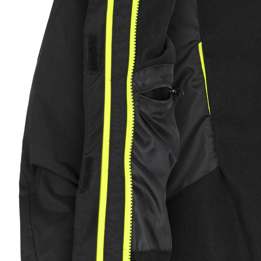 Chlad: Funkční bunda 3 v 1 e.s.motion 2020, dámská + černá/výstražná žlutá/výstražná oranžová 2