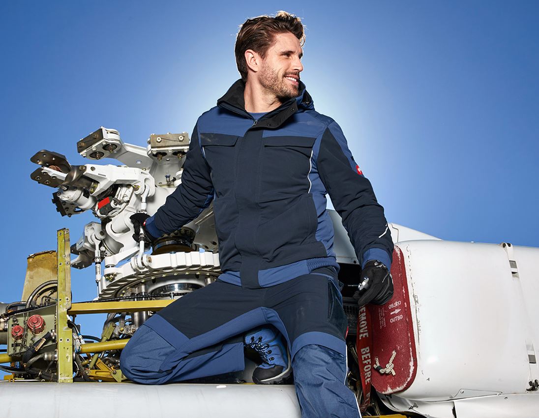 Instalatéři: Zimní funkční bunda e.s.dynashield + kobalt/pacifik 1