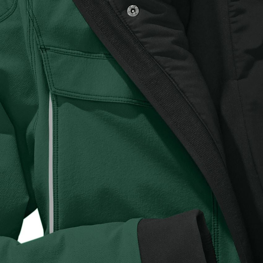 Truhlář / Stolař: Zimní funkční bunda e.s.dynashield + zelená/černá 2