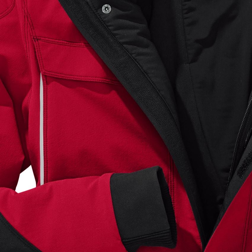 Pracovní bundy: Zimní funkční bunda e.s.dynashield + ohnivě červená/černá 2