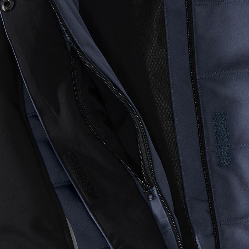 Instalatéři: Zimní softshellová bunda e.s.vision, dámské + pacifik/černá 2