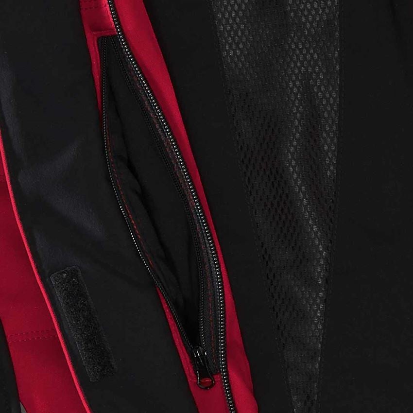 Chlad: Zimní softshellová bunda e.s.vision, dámské + červená/černá 2