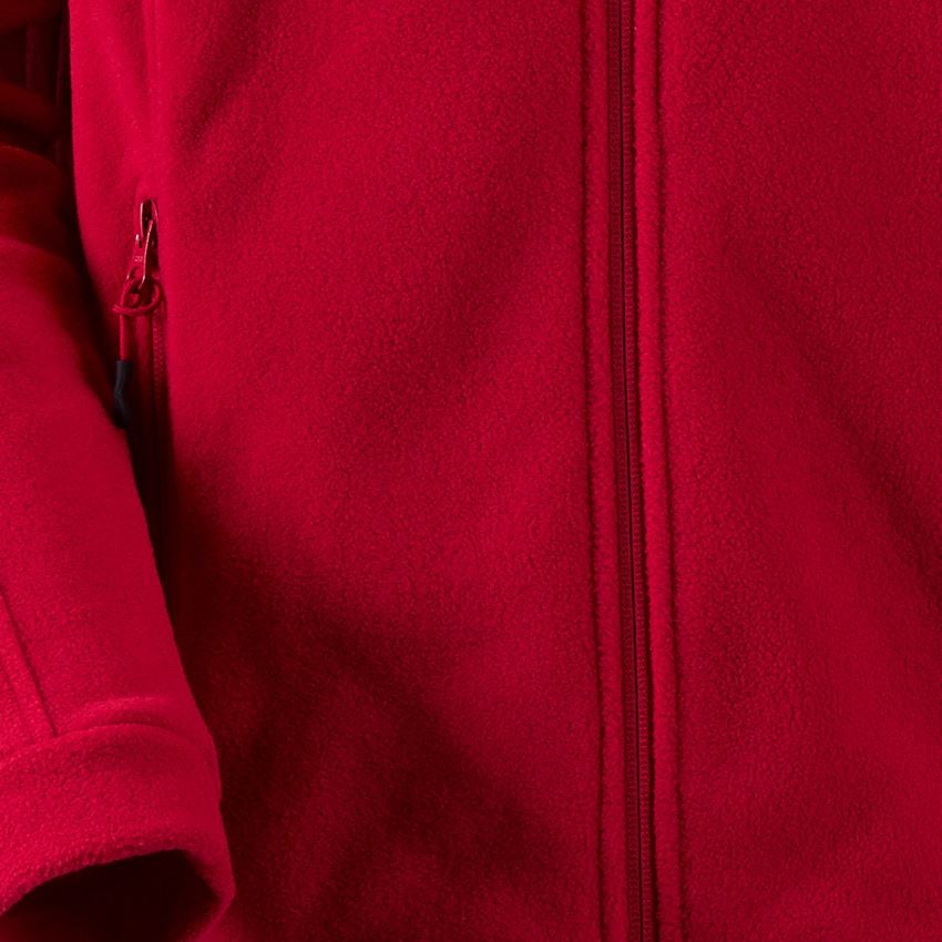 Chlad: Fleecová bunda e.s.classic + červená 2