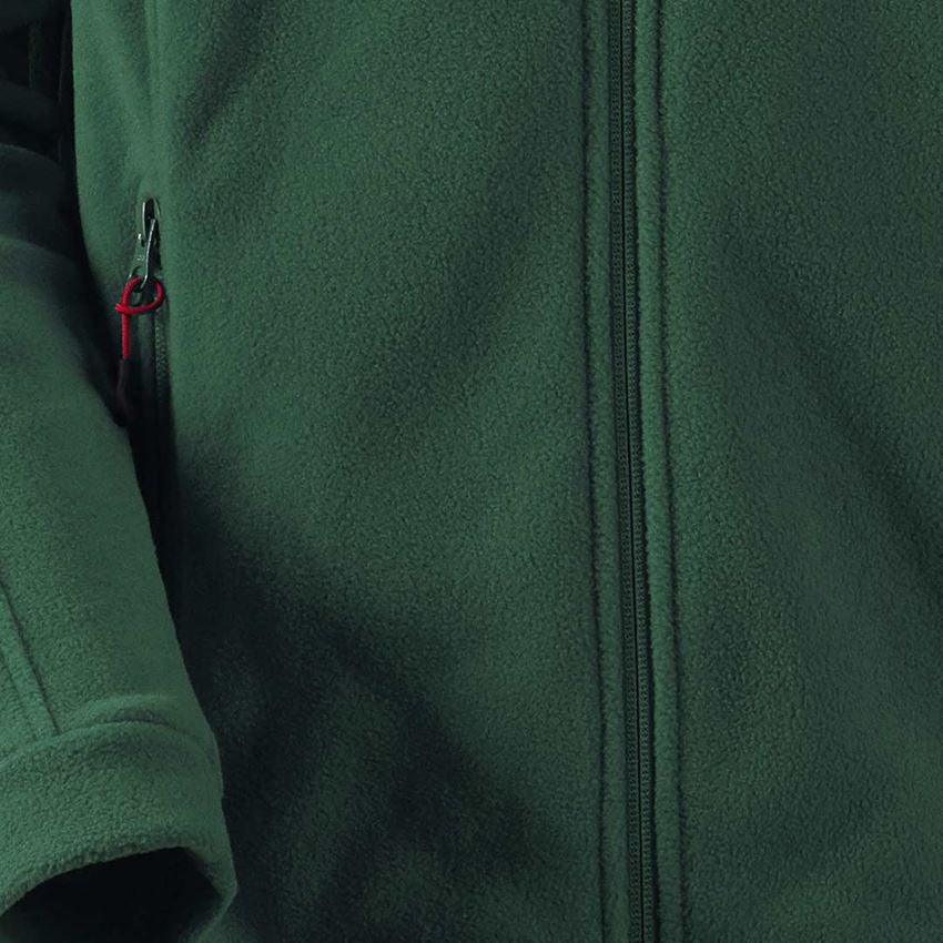 Pracovní bundy: Fleecová bunda e.s.classic + zelená 2