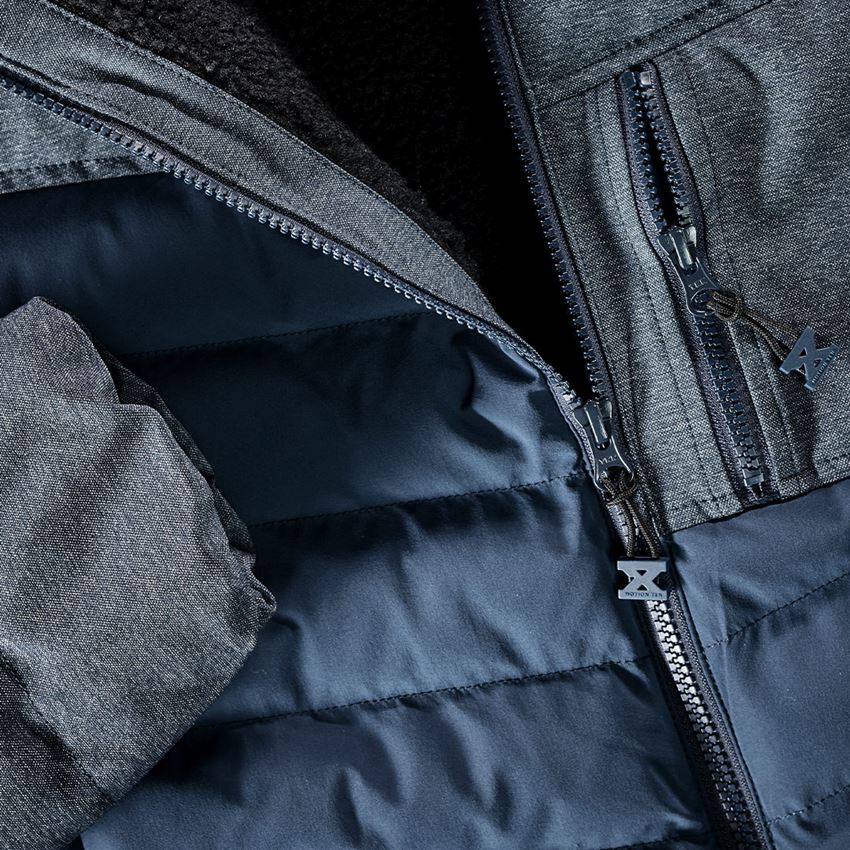 Pracovní bundy: Zimní bunda e.s.motion ten + břidlicová modrá 2