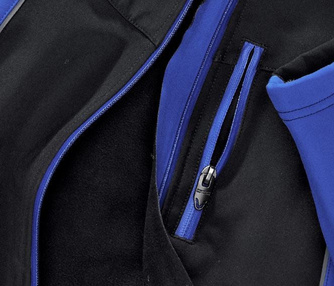 Pracovní bundy: Softshellová bunda e.s.vision, dámská  + černá/modrá chrpa 2