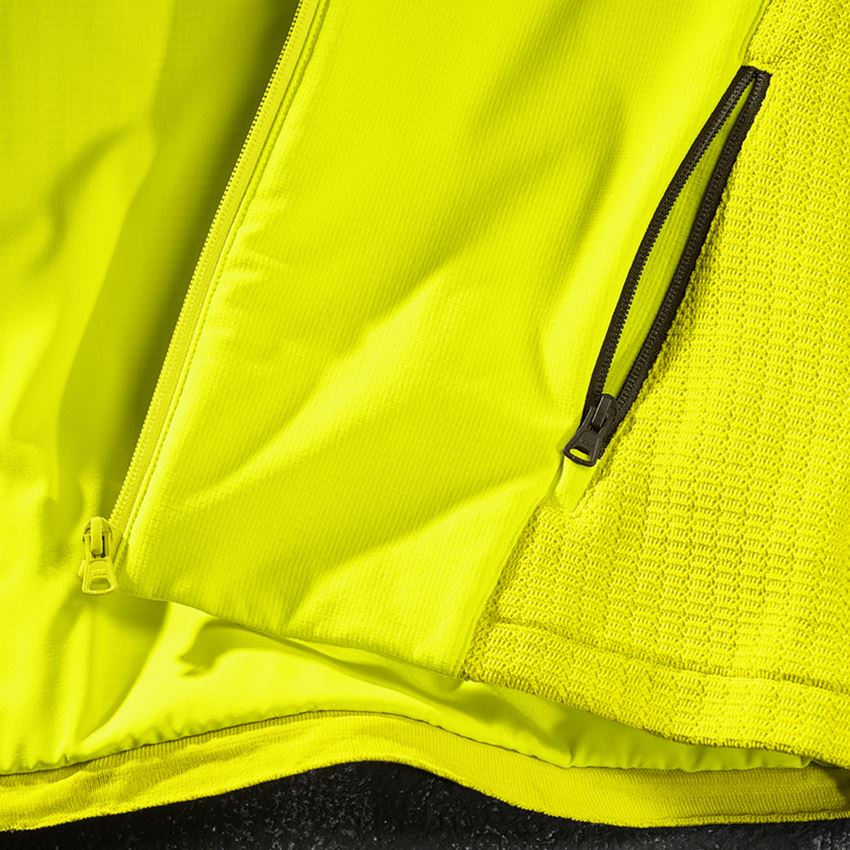 Pracovní bundy: Úpletová bunda hybrid e.s.trail + acidově žlutá/černá 2