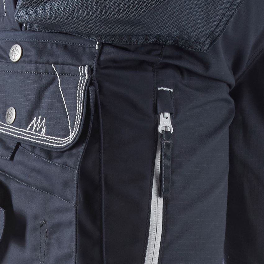 Pracovní kalhoty: Kalhoty do pasu e.s.motion léto + safír/cement 2