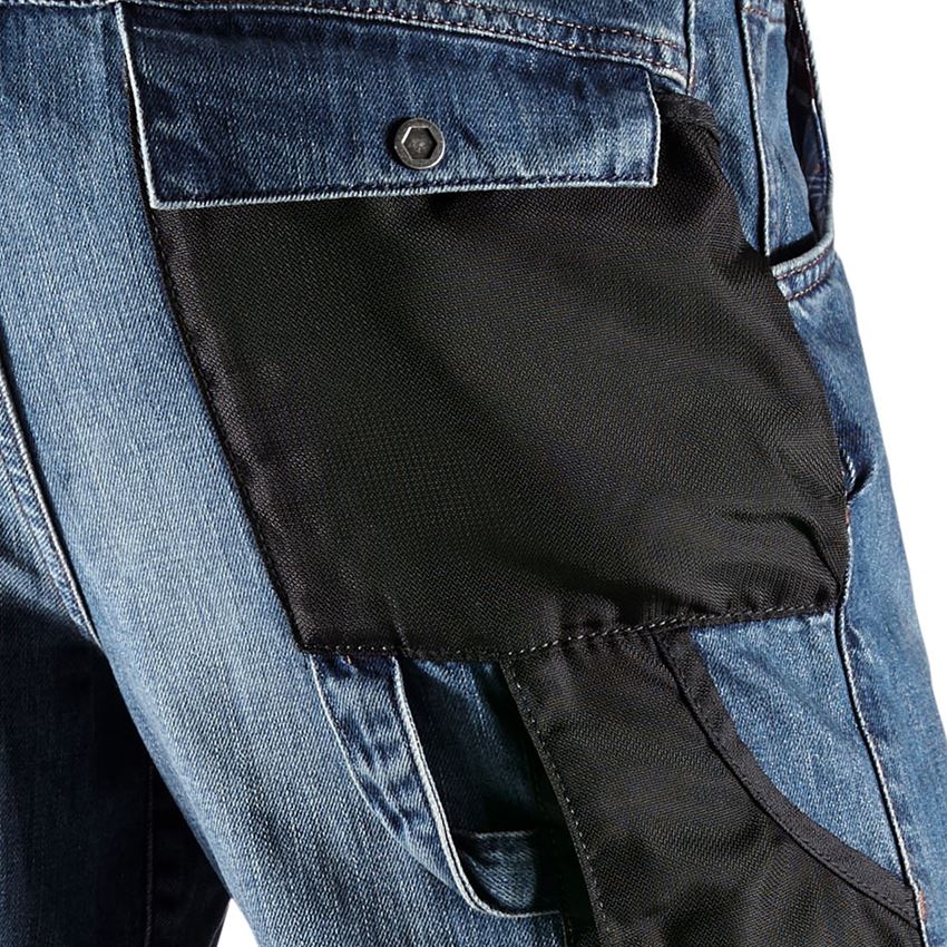 Pracovní kalhoty: Jeans e.s.motion denim + stonewashed 2