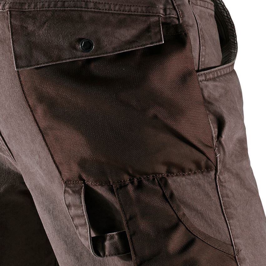 Pracovní kalhoty: Jeans e.s.motion denim + kaštan 2