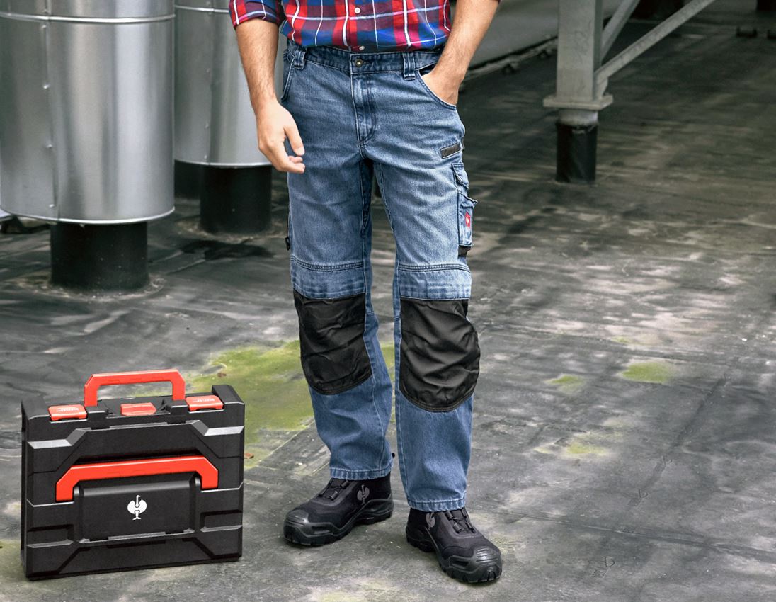 Pracovní kalhoty: Jeans e.s.motion denim + stonewashed