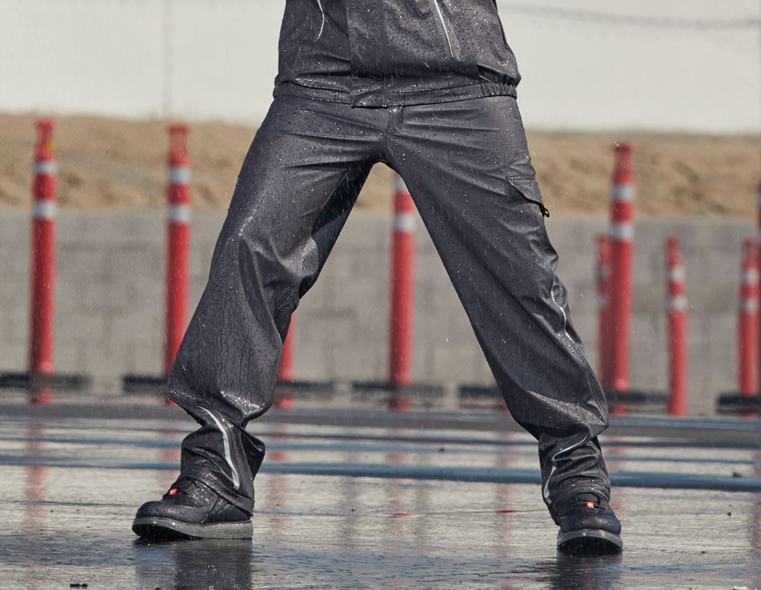 Pracovní kalhoty: Kalhoty do deště e.s.motion 2020 superflex + antracit/platinová