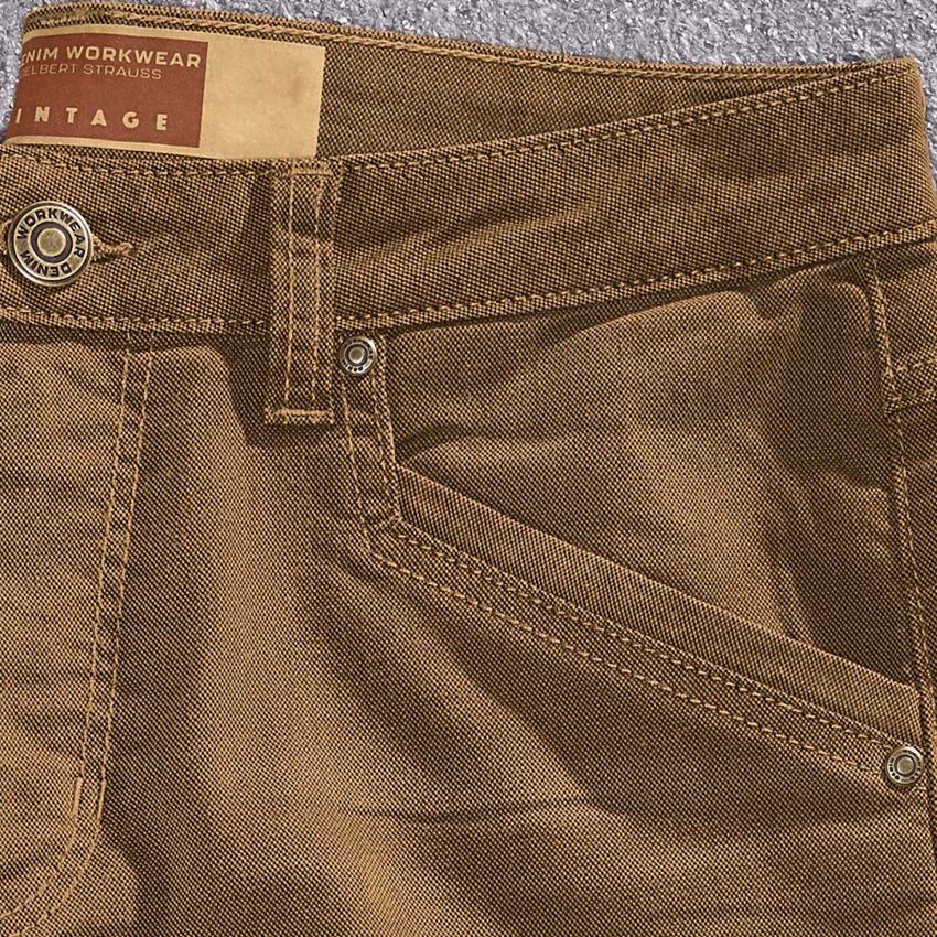 Instalatéři: Kalhoty s 5 kapsami e.s.vintage + sépiová 2