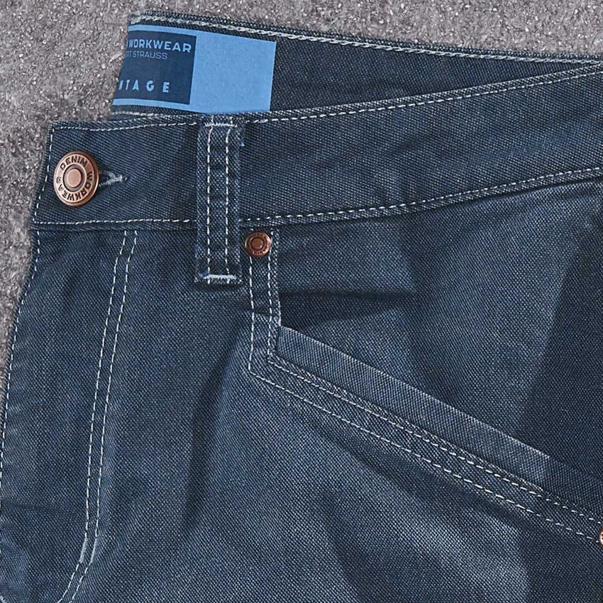 Pracovní kalhoty: Kalhoty s 5 kapsami e.s.vintage + ledově modrá 2