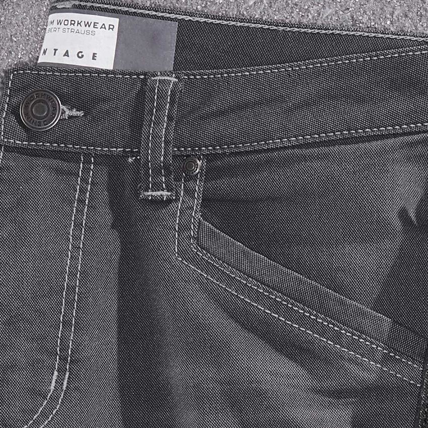 Pracovní kalhoty: Kalhoty s 5 kapsami e.s.vintage + cínová 2
