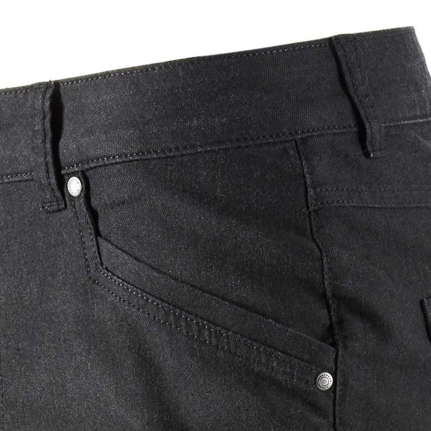 Pracovní kalhoty: Šortky s 5 kapsami e.s.vintage + černá 2