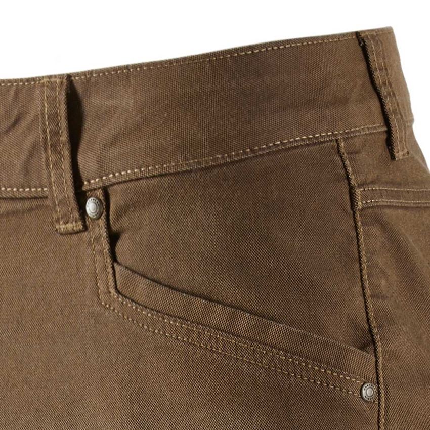 Pracovní kalhoty: Šortky s 5 kapsami e.s.vintage + sépiová 2