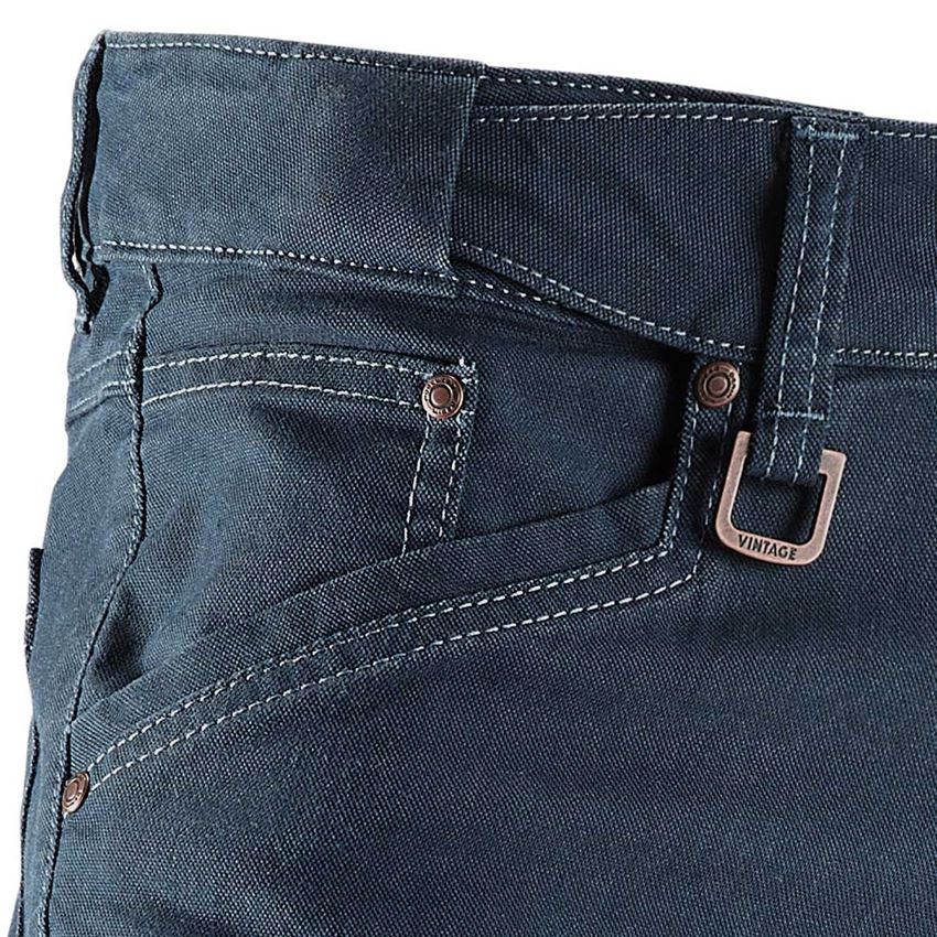 Pracovní kalhoty: Šortky cargo e.s.vintage + ledově modrá 2