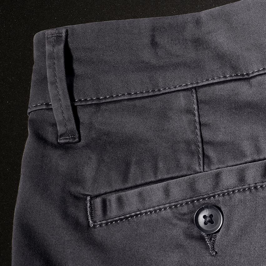 Pracovní kalhoty: e.s. Pracovní kalhoty s 5 kapsami Chino + antracit 2