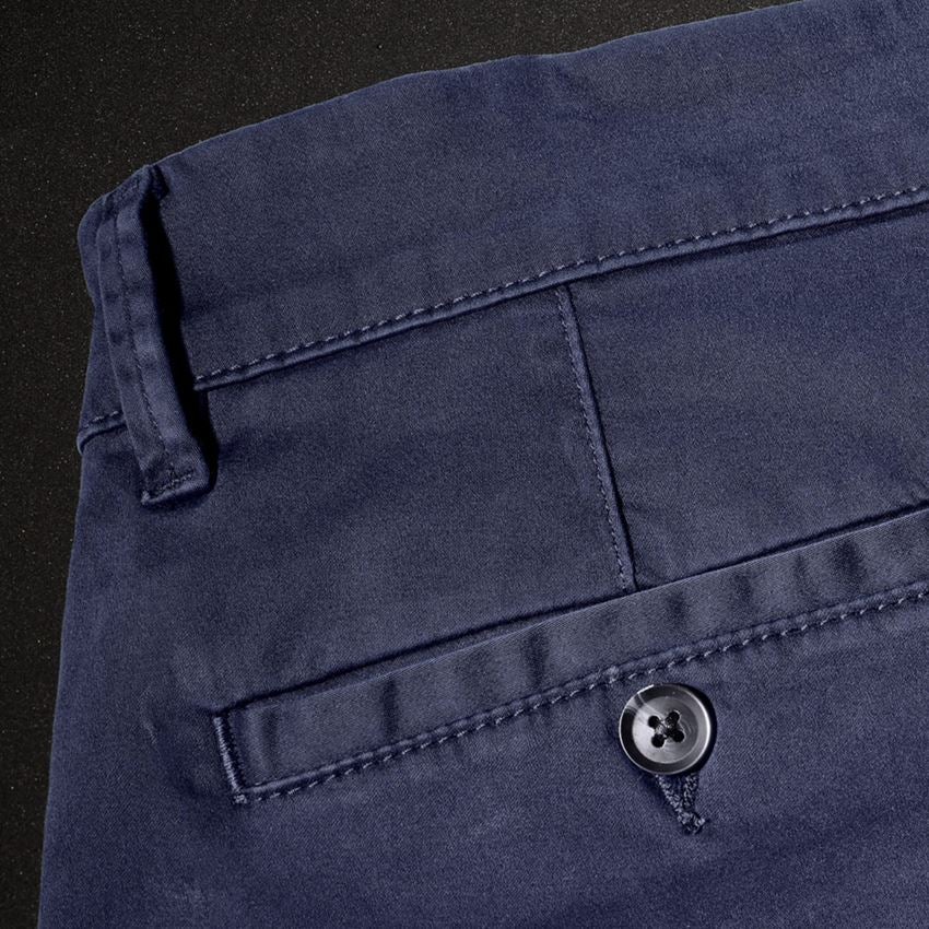 Pracovní kalhoty: e.s. Pracovní kalhoty s 5 kapsami Chino + tmavomodrá 2