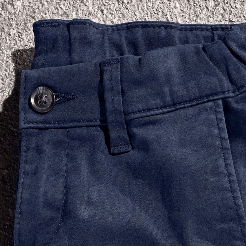 Kalhoty: e.s. Chino, dětské + tmavomodrá 2