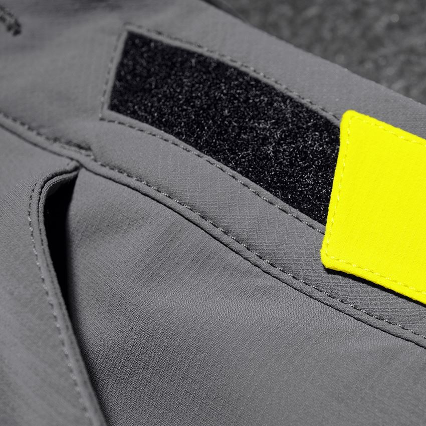 Pracovní kalhoty: Funkční kalhoty e.s.trail, dámské + čedičově šedá/acidově žlutá 2