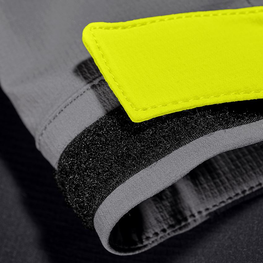 Pracovní kalhoty: Funkční kalhoty e.s.trail + čedičově šedá/acidově žlutá 2