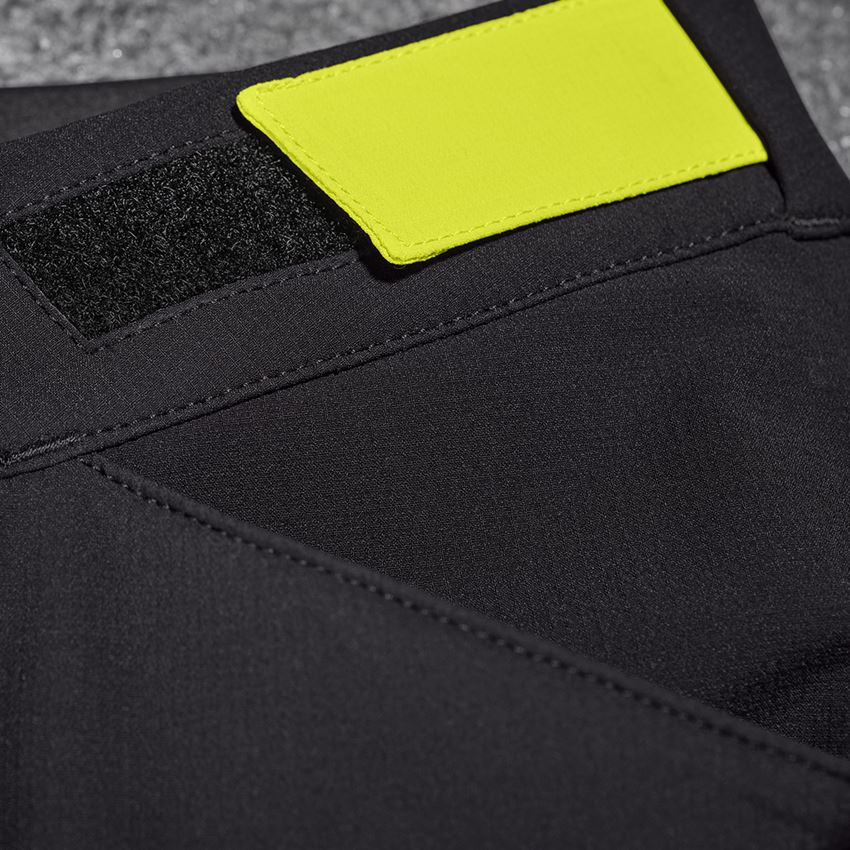 Pracovní kalhoty: Funkční kalhoty e.s.trail + černá/acidově žlutá 2